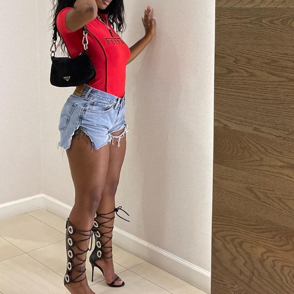 Giuseppe Zanotti Black Leather Gladiator Sandals - Picture 5 of 5